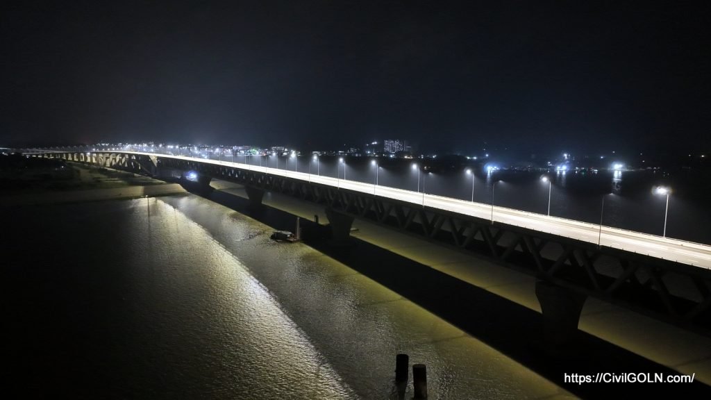 পদ্মা সেতু, মাওয়া পাড় [ Padma Bridge, Mawa End ]