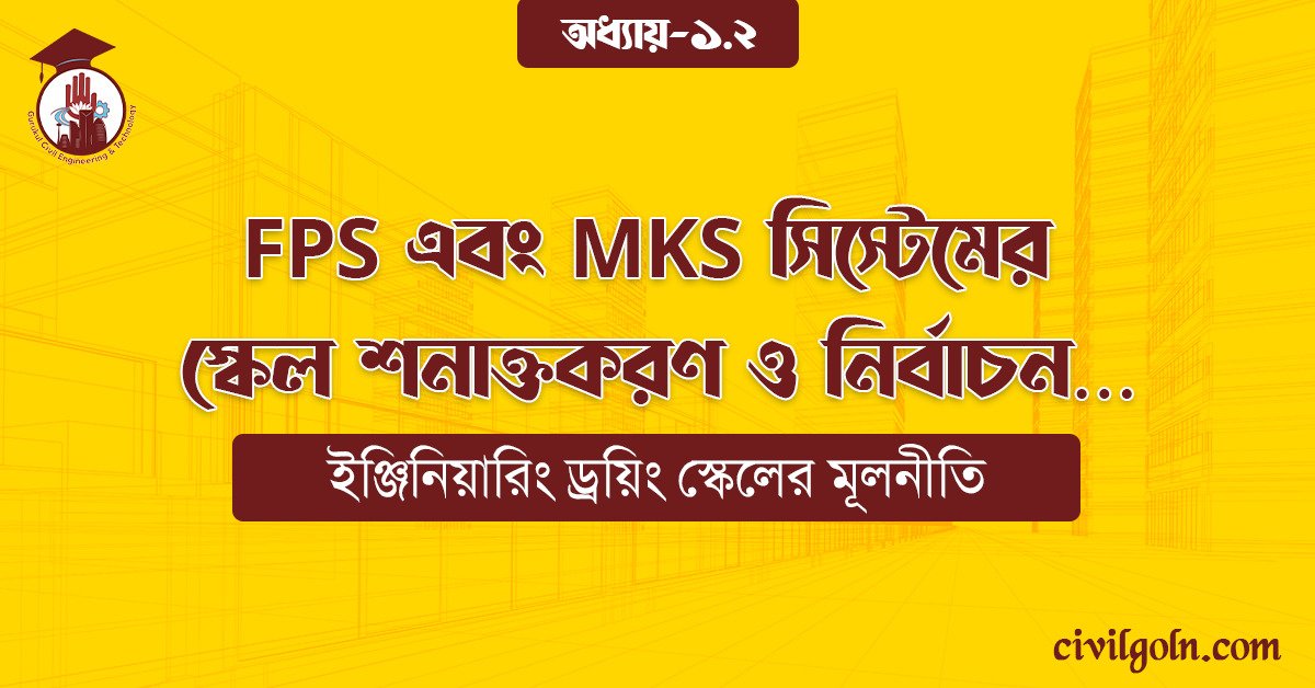 FPS এবং MKS সিস্টেমের স্কেল শনাক্তকরণ ও নির্বাচন…