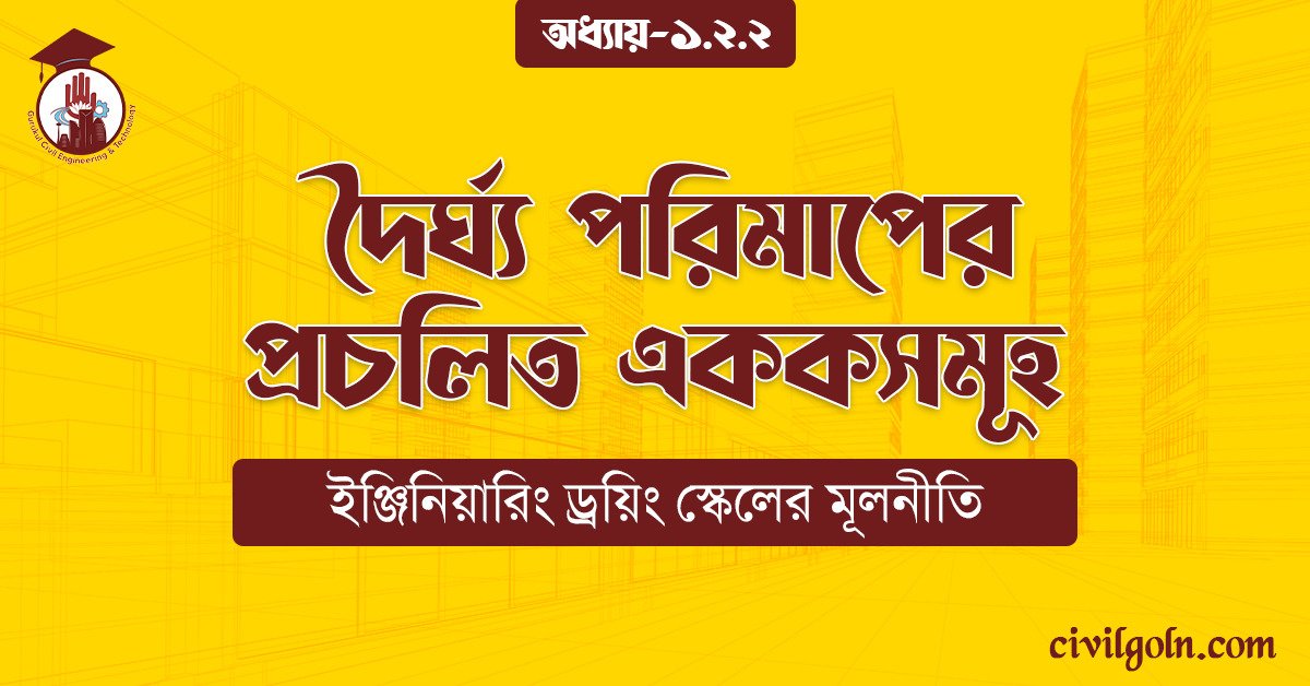 দৈর্ঘ্য পরিমাপের প্রচলিত এককসমূহ