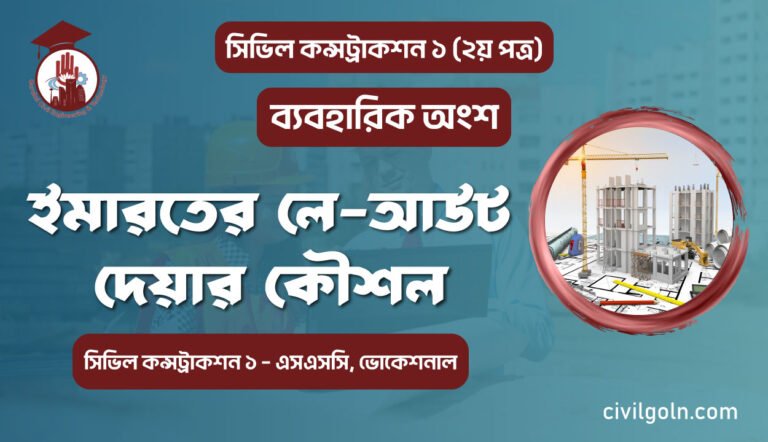 ইমারতের লে আউট দেয়ার কৌশল