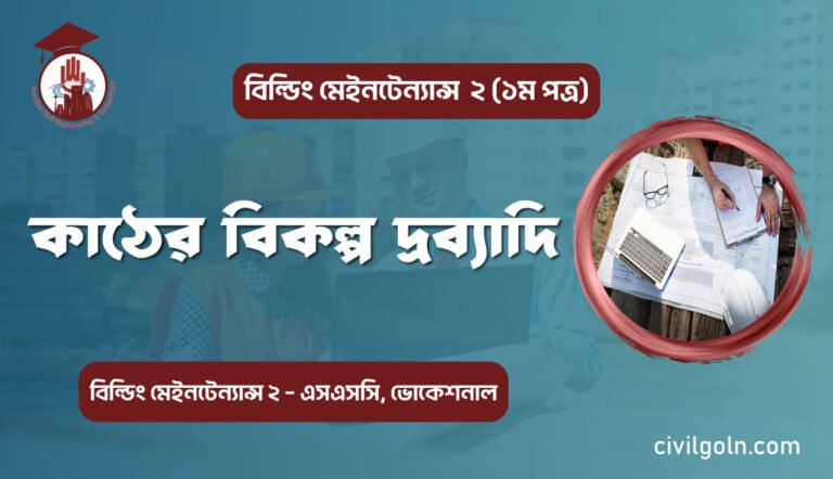 কাঠের বিকল্প দ্রব্যাদি