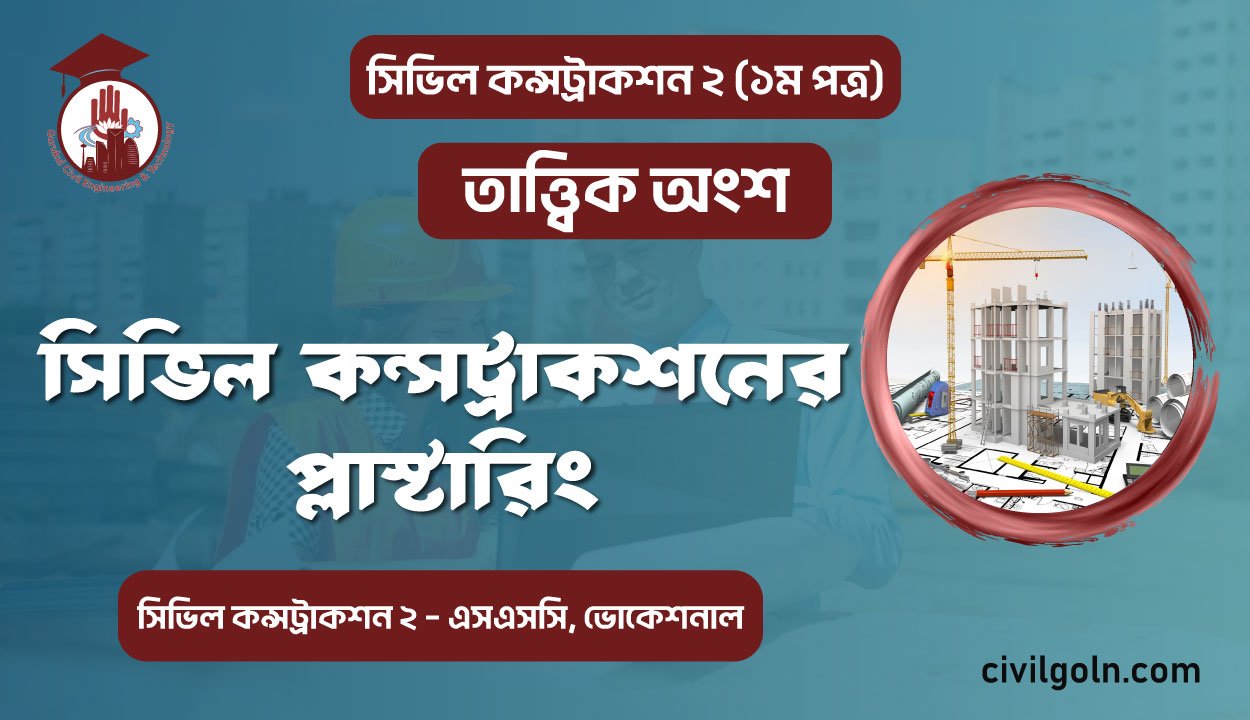 সিভিল কন্সট্রাকশনের প্লাস্টারিং