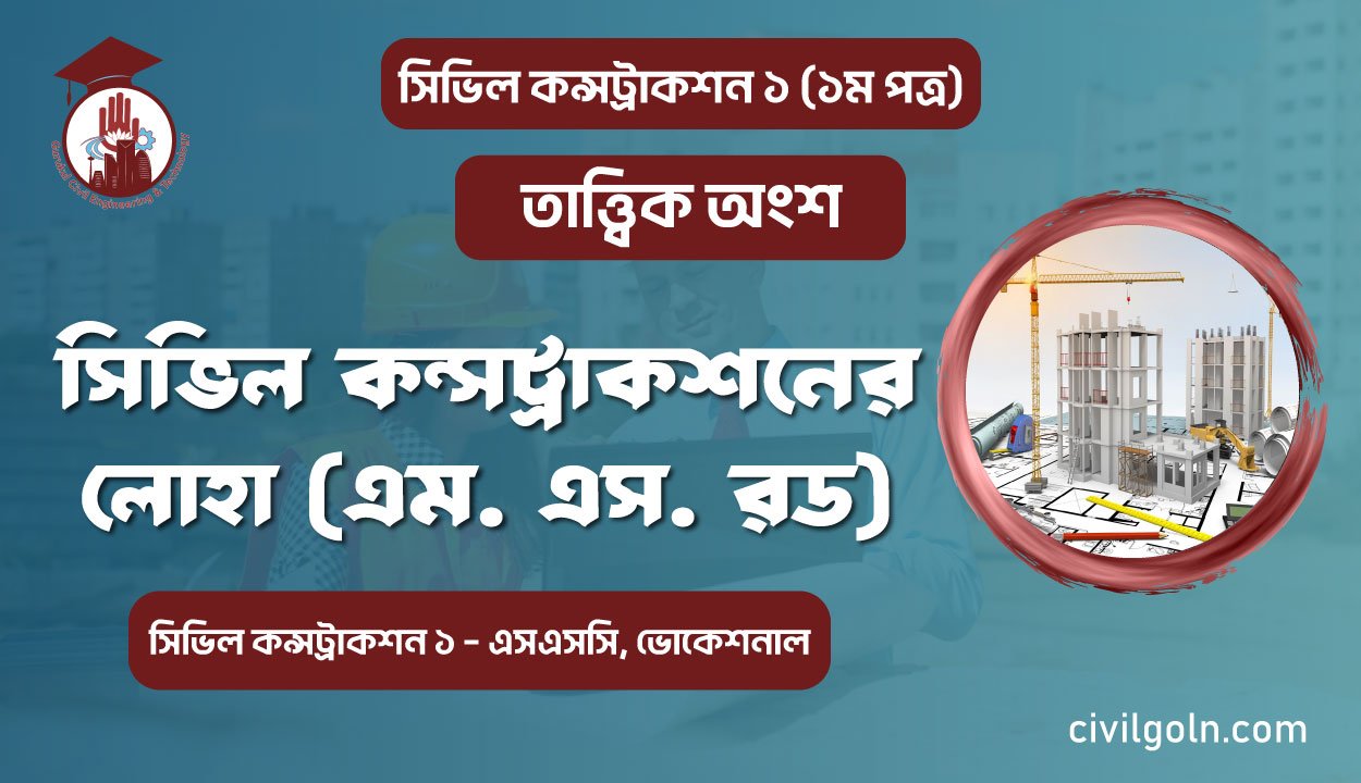 সিভিল কন্সট্রাকশনের লোহা (এম. এস. রড)